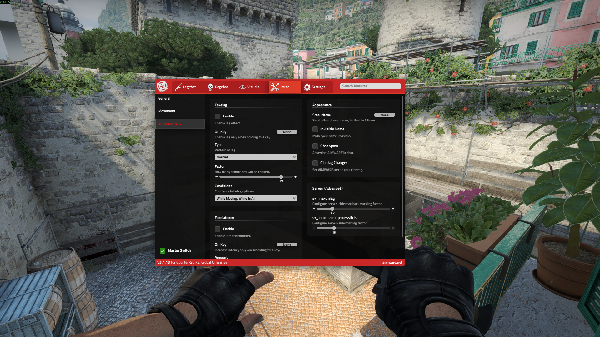 Aimware - Free Rage, Legit & Movement HvH CSGO cheat screenshot
